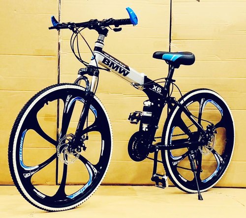 Black 21 Gears Foldable Cycle